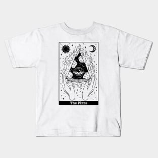 Pizza Tarot Reading Kids T-Shirt